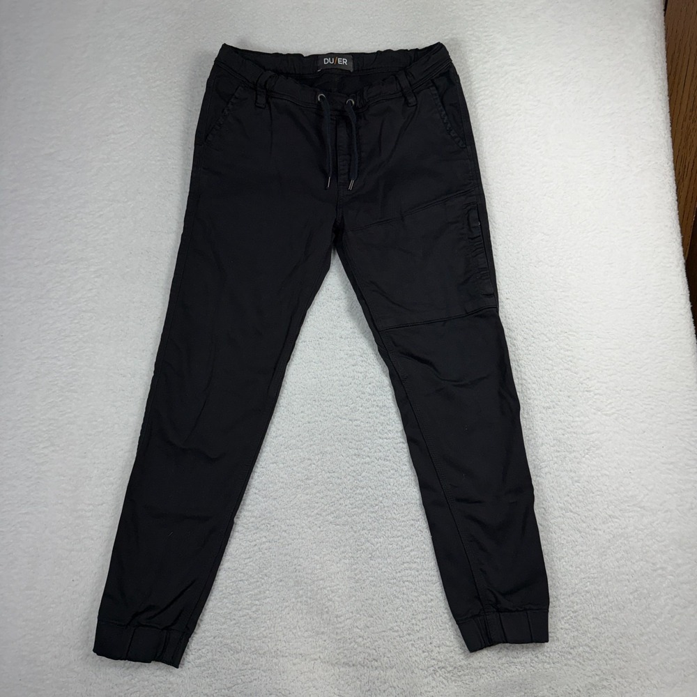 DUER DU/ER No Sweat Jogger Pants Mens (30.5x26.5) Black N2X Slim Fit Sport Run